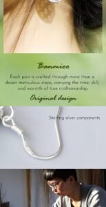 artisan bamboo statement earrings