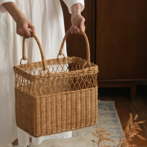 Stylish and Functional Basket for Living Room, Patio, or Everyday Storage