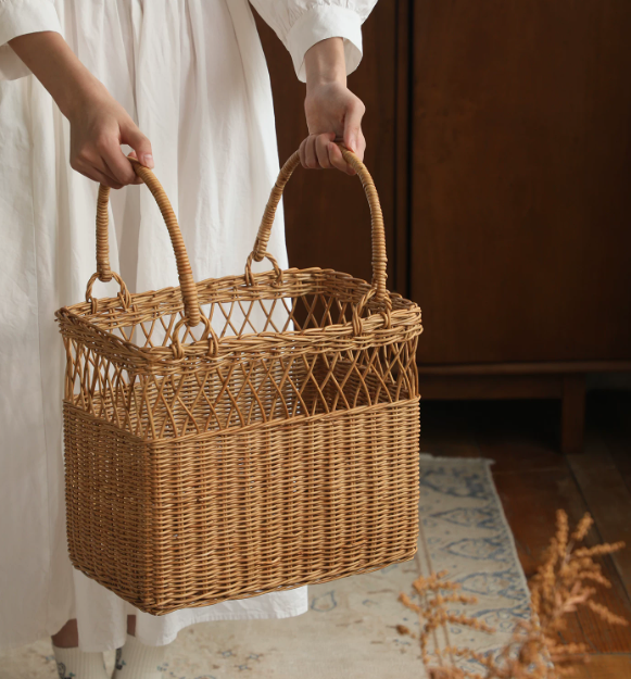 Stylish and Functional Basket for Living Room, Patio, or Everyday Storage