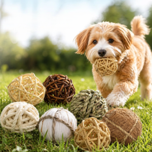 A Natural Chewing and Enrichment Toy Designed to Relieve Boredom and Encourage Healthy Play