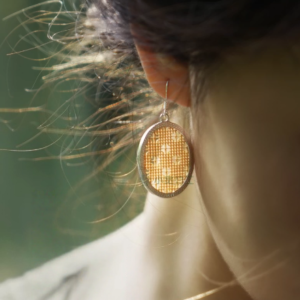 Suzhou Garden Window Bamboo Earrings