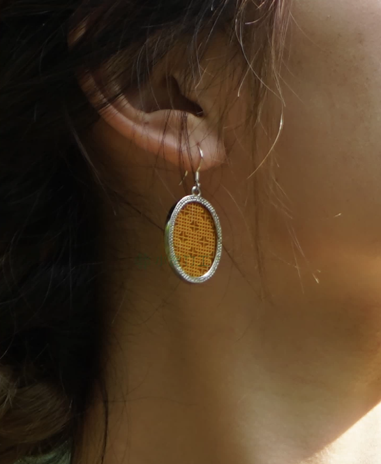 Suzhou Garden Window Bamboo Earrings