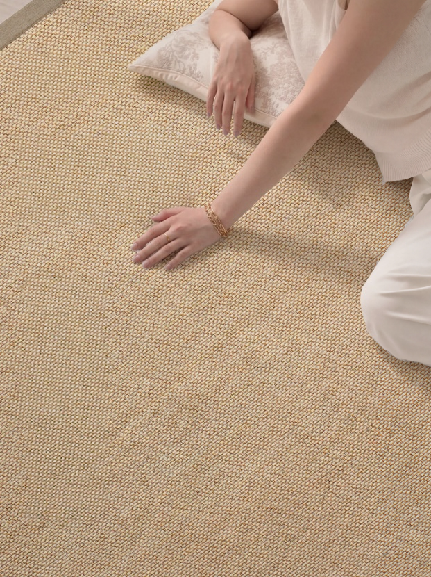 Handwoven Bamboo Rug – Natural Bamboo Floor Mat for Living Room, Bedroom & Japanese Style Home Decor