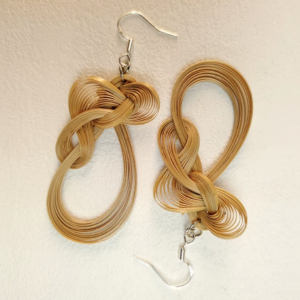 Handwoven Bamboo Earrings – Traditional Artisan Jewelry Inspired by Nature