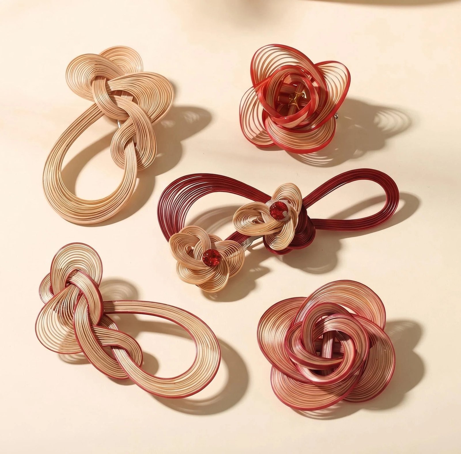 Handwoven Flower Brooch | Handmade Floral Pins – Floral Collection