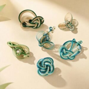 Botanical Brooch Collection | Handwoven Nature Inspired Plant & Floral Pins