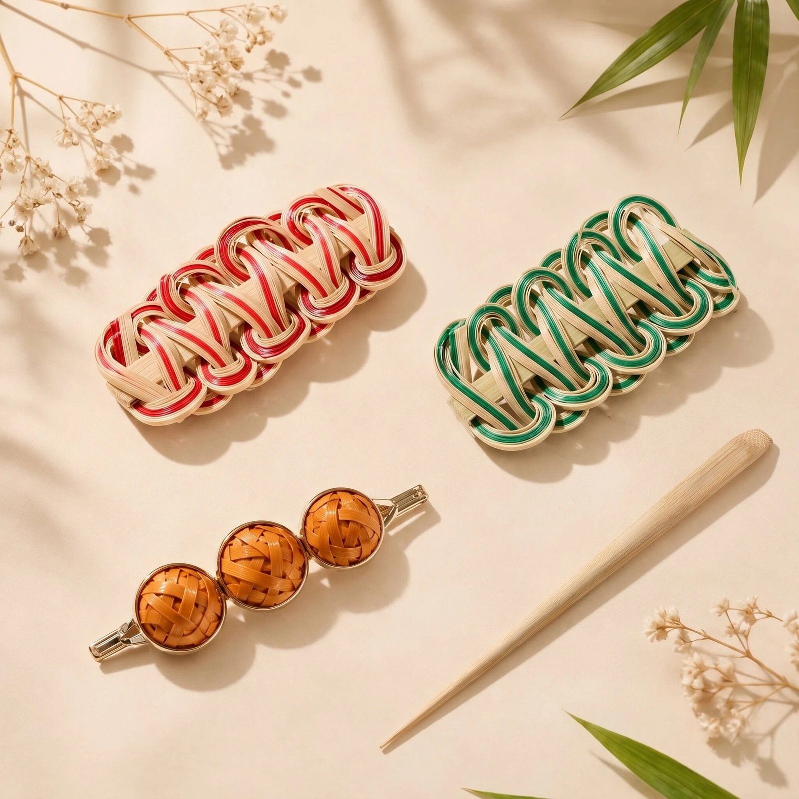 Bamboo Essence | Handwoven Bamboo Hair Accessories