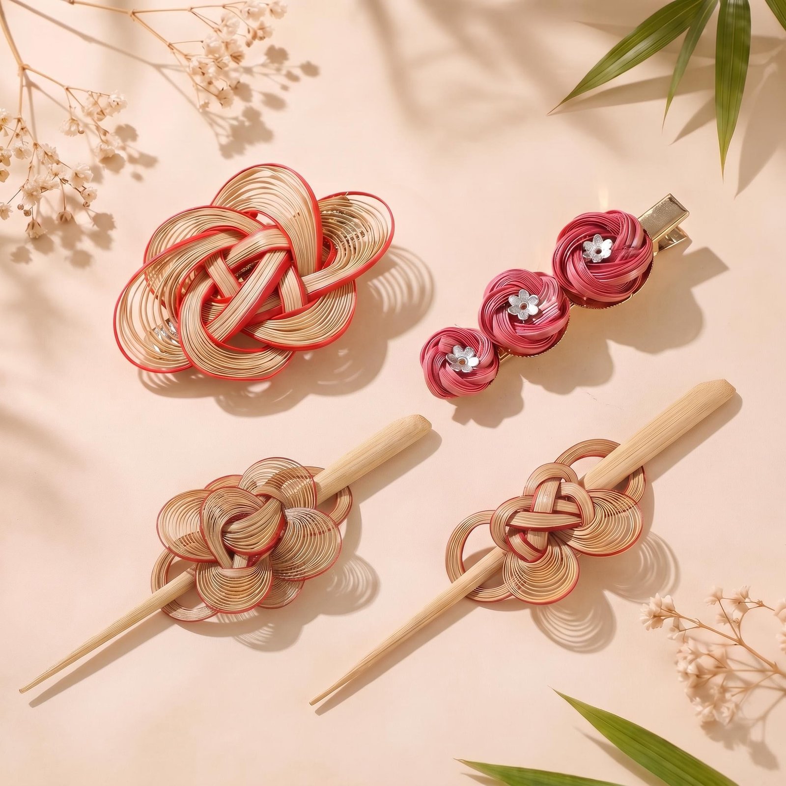 Floral & Nature Collection | Handmade Bamboo Hair Accessories