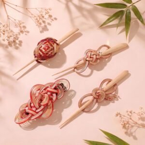 Woven Knots Collection | Handmade Bamboo Hair Accessories
