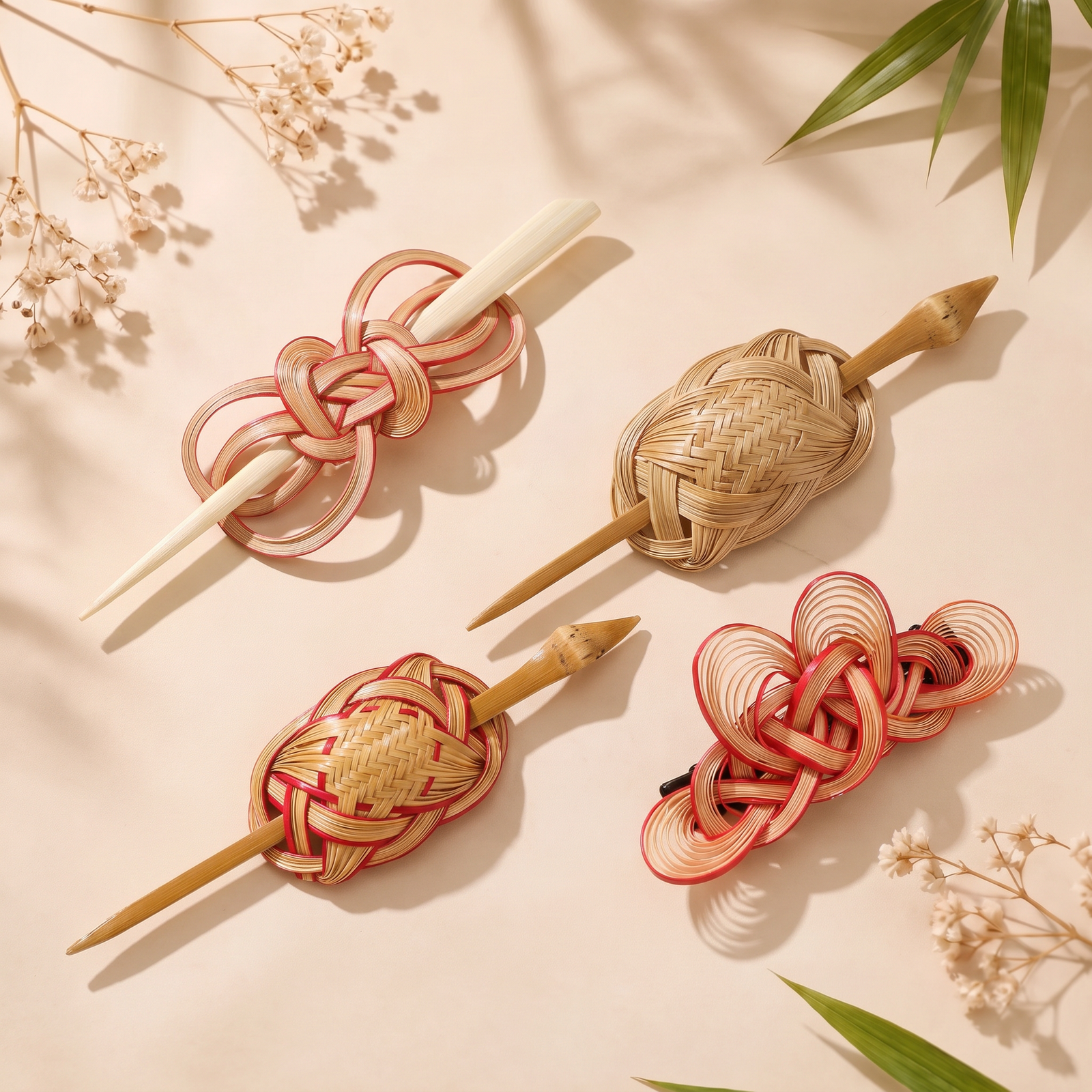 Grace & Elegance Collection | Handmade Bamboo Hair Accessories